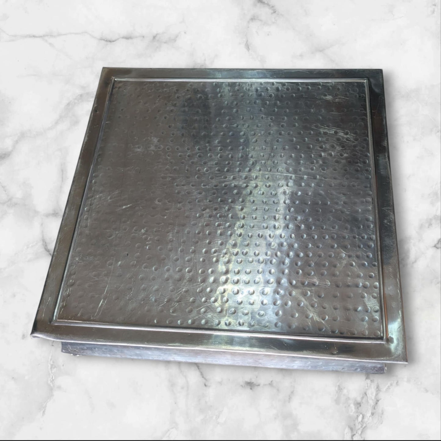 Square Metal Cake Display - Large