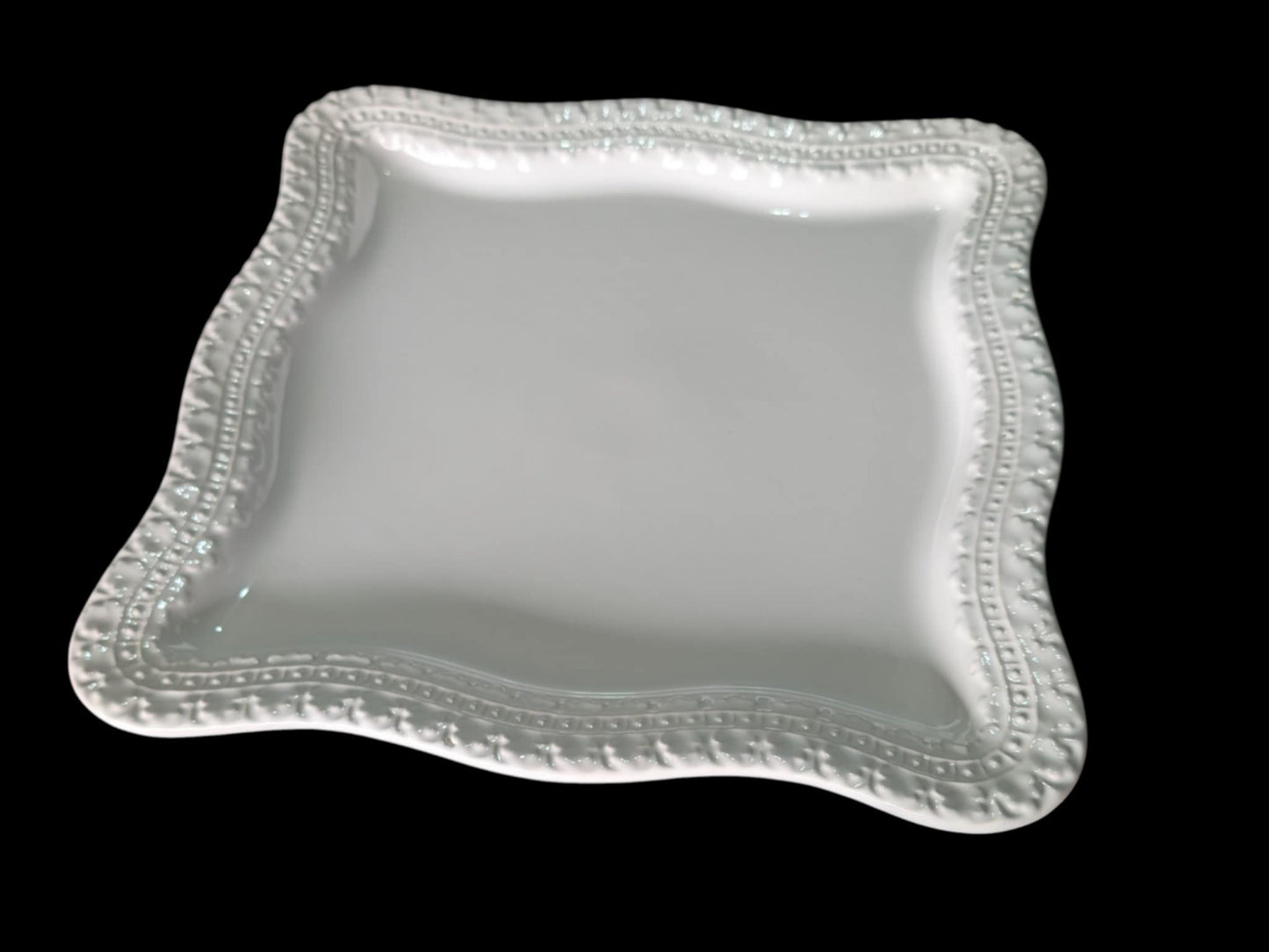 Square Pedestal Serving Plates