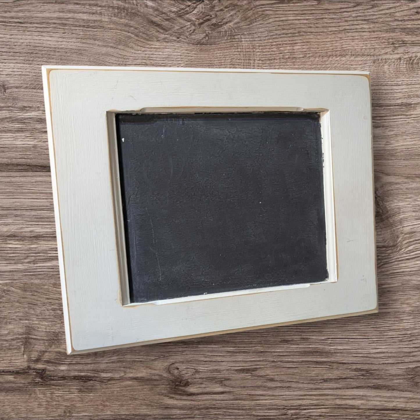 White Framed Chalkboard Sign