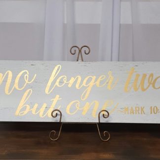 No Longer Two Sign