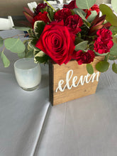 Load image into Gallery viewer, Wood Table Number Set