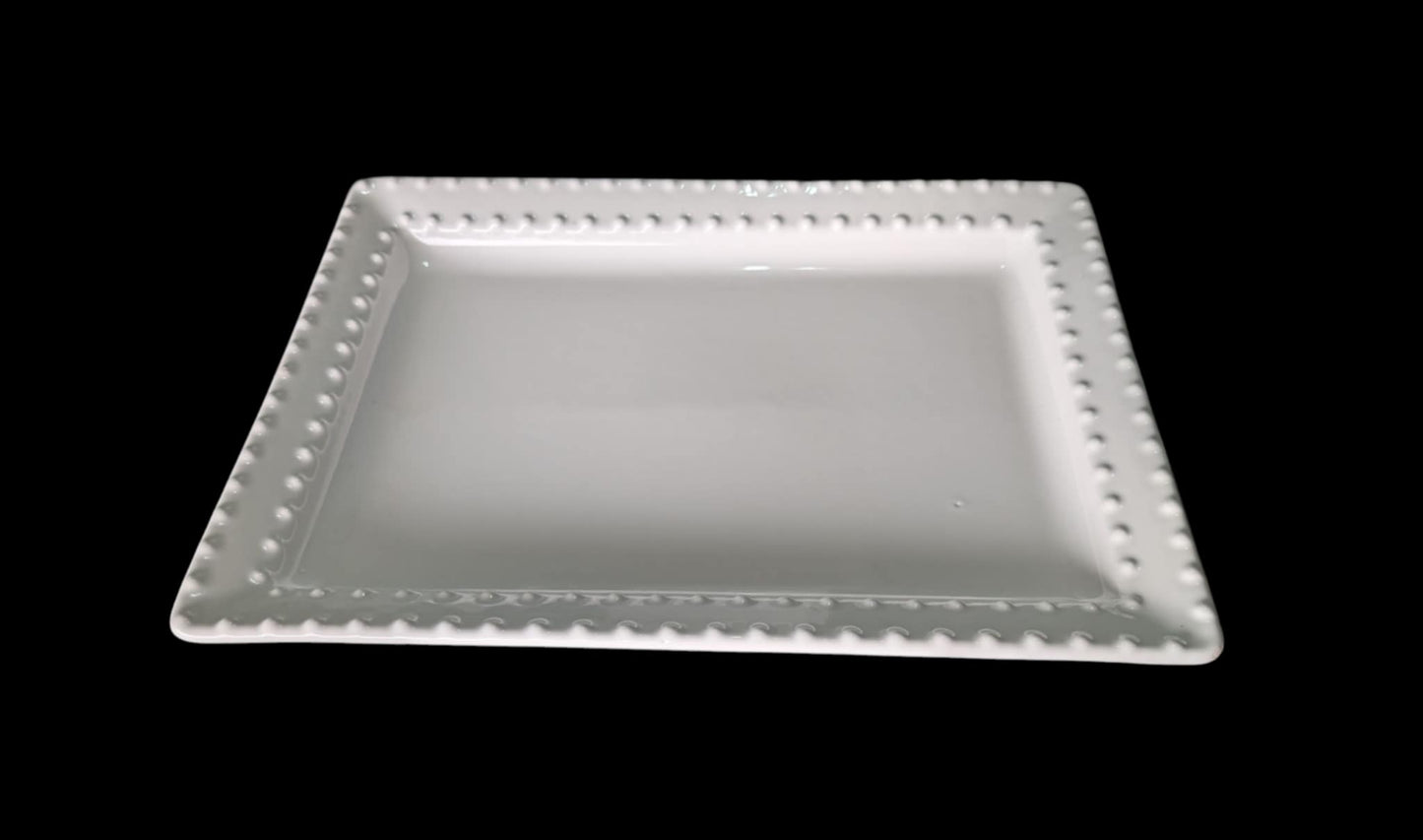 White Serving Plates - Various Sizes