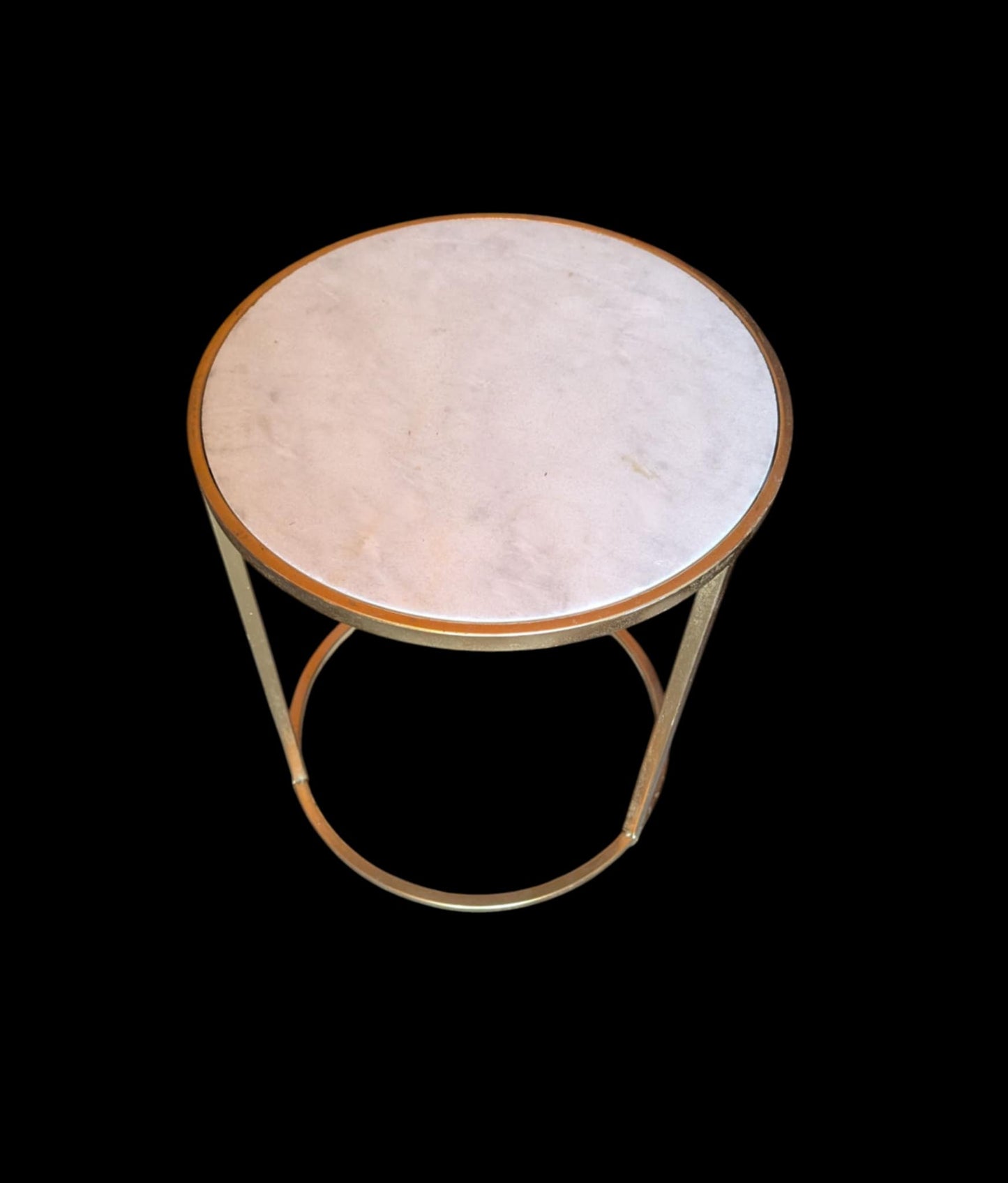 Marble & Gold Side Table