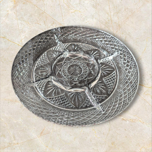 Crystal Serving Plate - Round