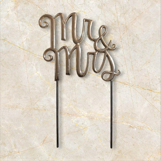 Gold Cake Topper