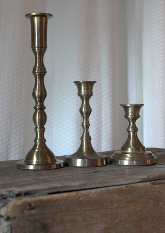 Brass Candlesticks🕯️ Assorted Sizes