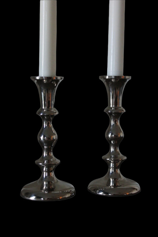 Chrome Taper Candle Holders