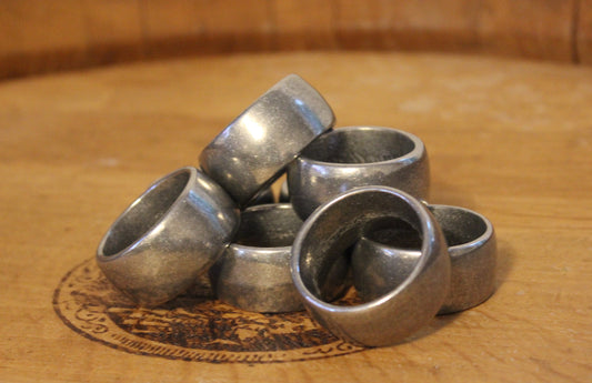 Silver Napkin Rings ✨ Set of 8