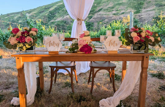 Wooden Farmhouse Table