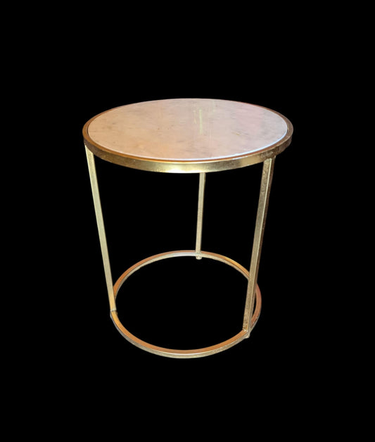 Marble & Gold Side Table
