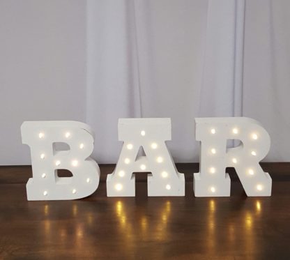 BAR Lighted Sign