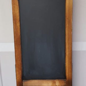 Brown Freestanding Chalkboard