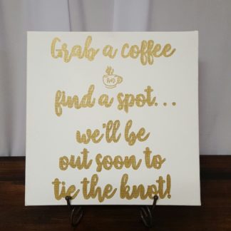Coffee before Ceremony Sign