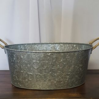 Galvanized Oval Drink Bucket