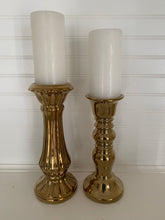 Load image into Gallery viewer, Gold Candlestick Set
