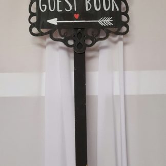 Photobooth Guestbook Stake Sign