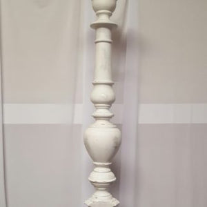 Tall White Candlesticks