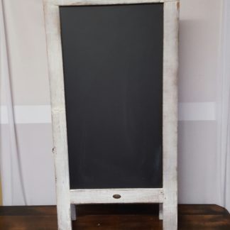 White Freestanding Chalkboard