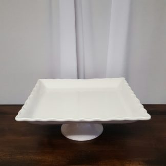 Square Pedestal Serving Plates