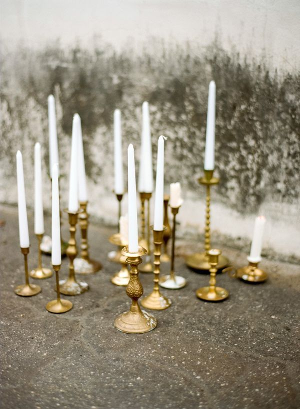 Brass Candlesticks 🕯️ Assorted