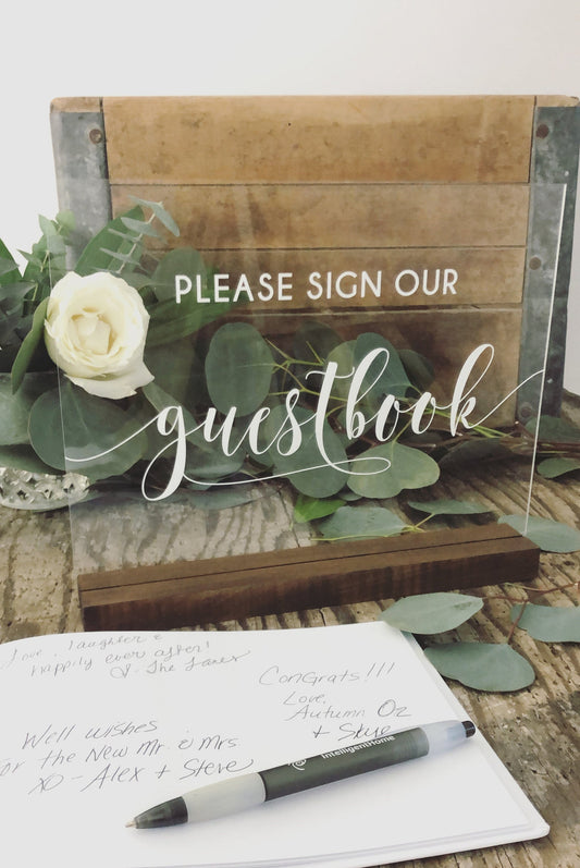 Acrylic Guestbook Sign