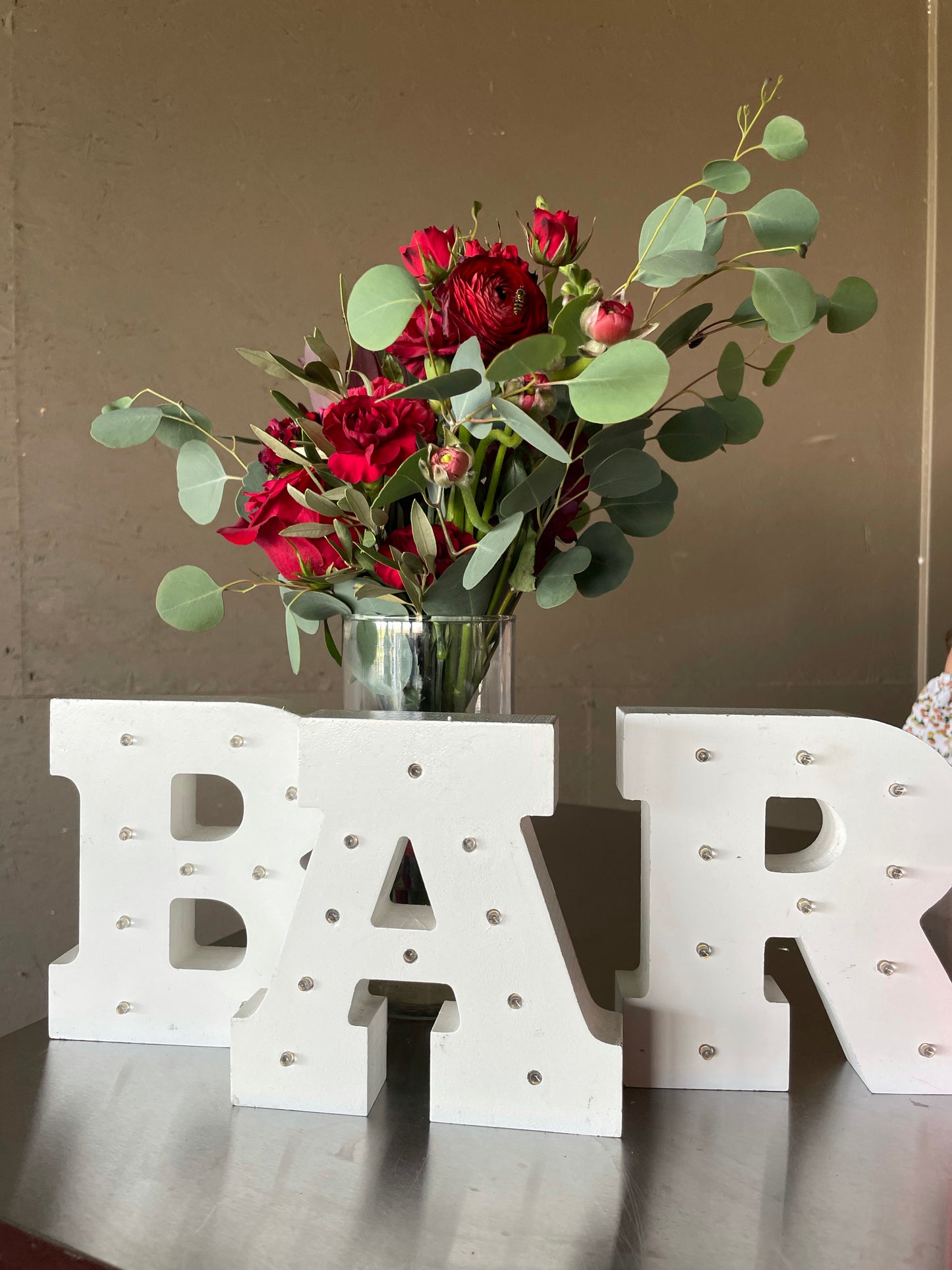 BAR Lighted Sign