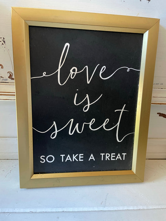 Love is Sweet Sign