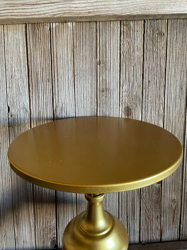 Gold Cake Stand - 12”