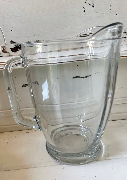 Large Glass Pitcher