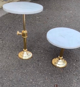 Marble and Gold Stands
