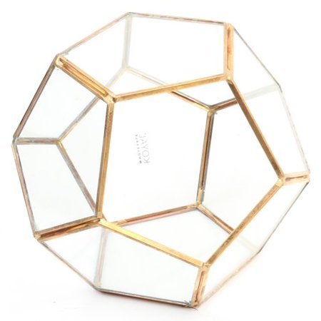Gold Pentagon Terrarium
